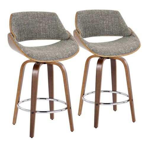 Fabrizzi 26" Fixed-height Counter Stool - Set Of 2